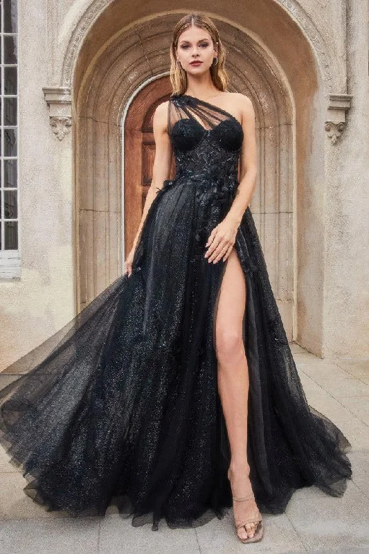 Women's Cold-Shoulder DressesAndrea & Leo A1053 Black 16 Sale