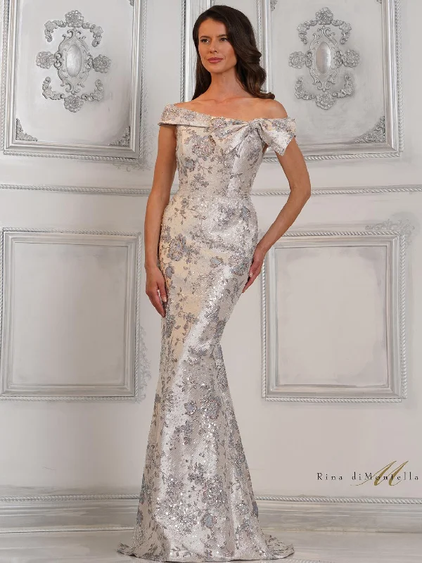 Women's Sheath DressesRina di Montella RD3106 Long Fitted Formal Evening Dress