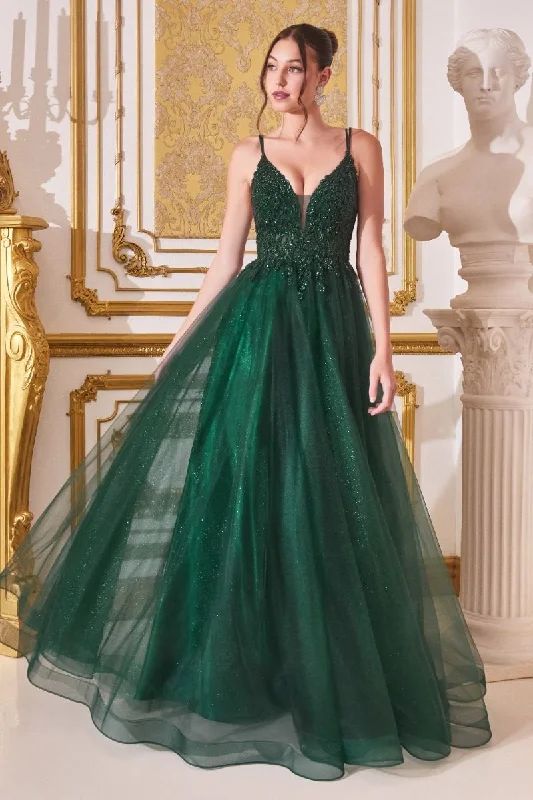 Women's V-Neck DressesCinderella Divine CD0154 Emerald 3XL Sale