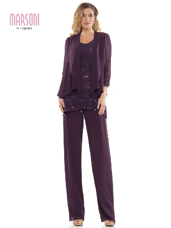 Women's Boat Collar DressesEggplant 22 Marsoni Formal Mother of the Bride Pant Suit Sale 303 Sale Women's Boat Collar DressesEggplant 22 Marsoni Formal Mother of the Bride Pant Suit Sale 303 Sale