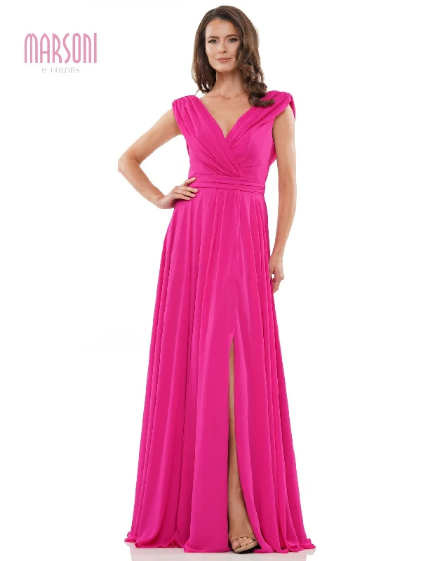 Women's Square Collar DressesMarsoni M251 Fuchsia 10 Sale