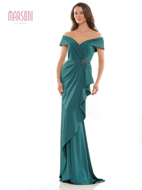 Women's Peter Pan Collar DressesForest 10 Marsoni Long Off Shoulder Formal Dress 1180 Sale Women's Peter Pan Collar DressesForest 10 Marsoni Long Off Shoulder Formal Dress 1180 Sale