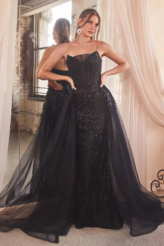 Women's Empire Waist DressesCinderella Divine J858 Black 12 Sale