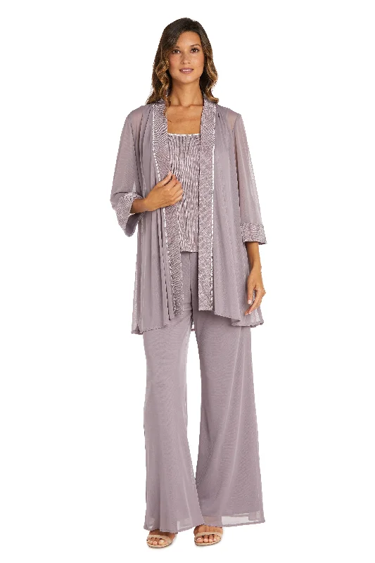 Women's Sweetheart Collar DressesR&M Richards 9084 Mauve 14 Sale