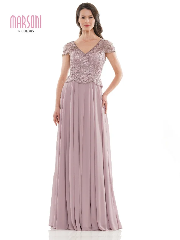 Women's Rounded-Neck DressesMarsoni Long Formal Mother of the Bride Dress 243 Sale
