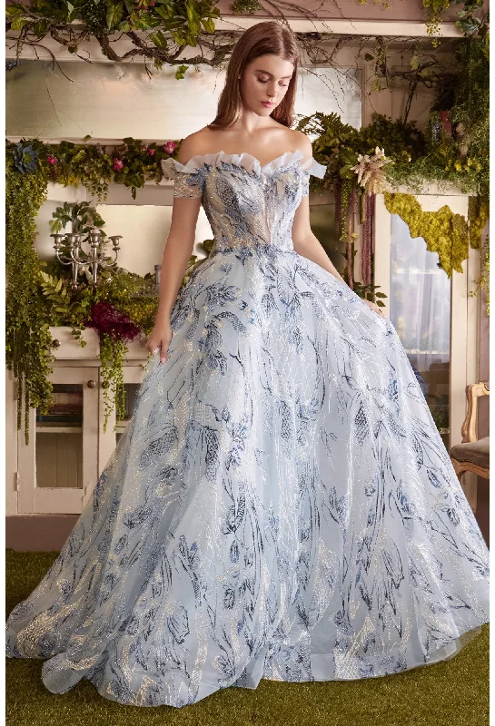 Women's Fit and Flare DressesAndrea & Leo A1059 Off Shoulder Long A-line Prom Gown Women's Fit and Flare DressesAndrea & Leo A1059 Off Shoulder Long A-line Prom Gown