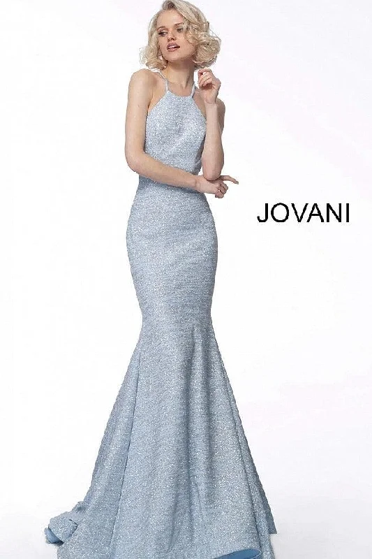 Women's U-Shaped Collar DressesJovani 65416 Halter Long Formal Prom Dress Sale
