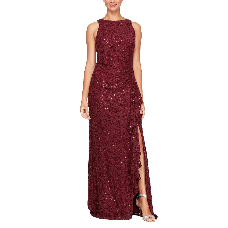 Women's Bell-Sleeve DressesAlex Evenings 81122434 Long Sleeveles Formal Lace Dress Women's Bell-Sleeve DressesAlex Evenings 81122434 Long Sleeveles Formal Lace Dress