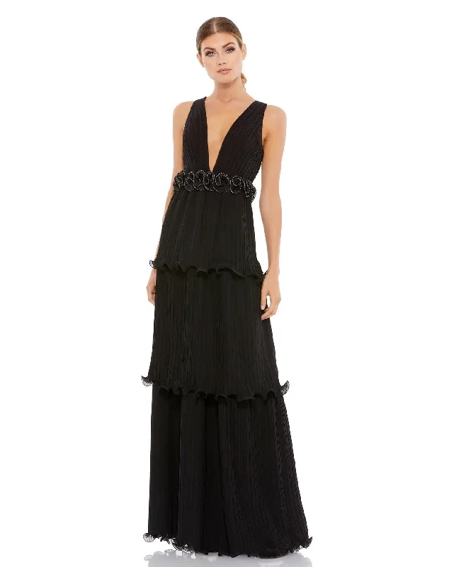 Women's Sheath DressesMac Duggal 49281 Long Sleeveless Formal Prom Dress Sale