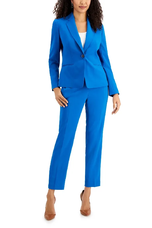 Women's Narrow Collar DressesLe Suit Formal Notched Collar 1 Button Two Piece Pant Suit Women's Narrow Collar DressesLe Suit Formal Notched Collar 1 Button Two Piece Pant Suit