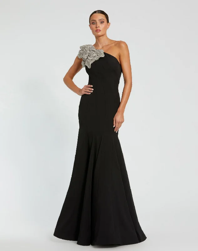 Women's High-Low DressesMac Duggal 11810 Long Fitted Formal Prom Dress
