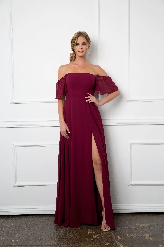 Women's Sleeveless DressesBurgundy XL Long Formal Bridesmaids Chiffon Evening Gown Sale Women's Sleeveless DressesBurgundy XL Long Formal Bridesmaids Chiffon Evening Gown Sale