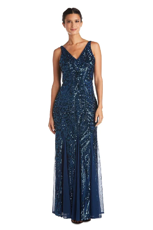 Women's Keyhole Collar DressesPeacock 6P Long Formal Sleeveless Petite Dress Sale