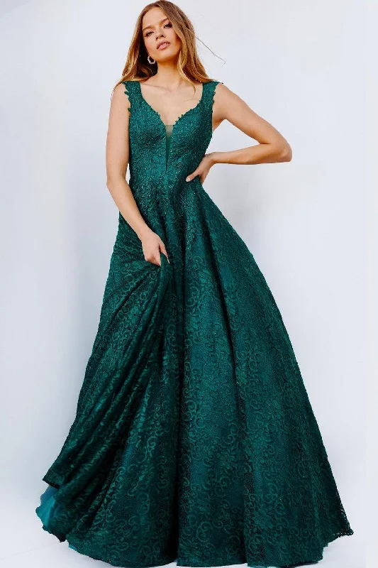 Women's Sweetheart Collar DressesJovani JVN09555 Long A-Ling Evening Gown Sale