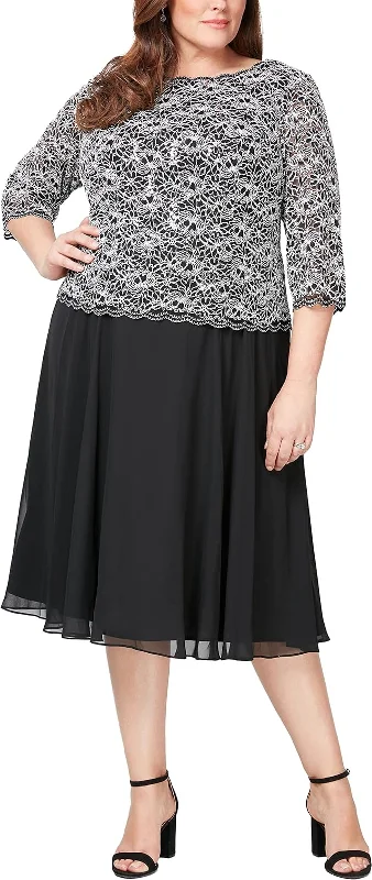 Women's Rounded Collar DressesAlex Evenings 84122529 Short Mother of the Bride Dress Women's Rounded Collar DressesAlex Evenings 84122529 Short Mother of the Bride Dress
