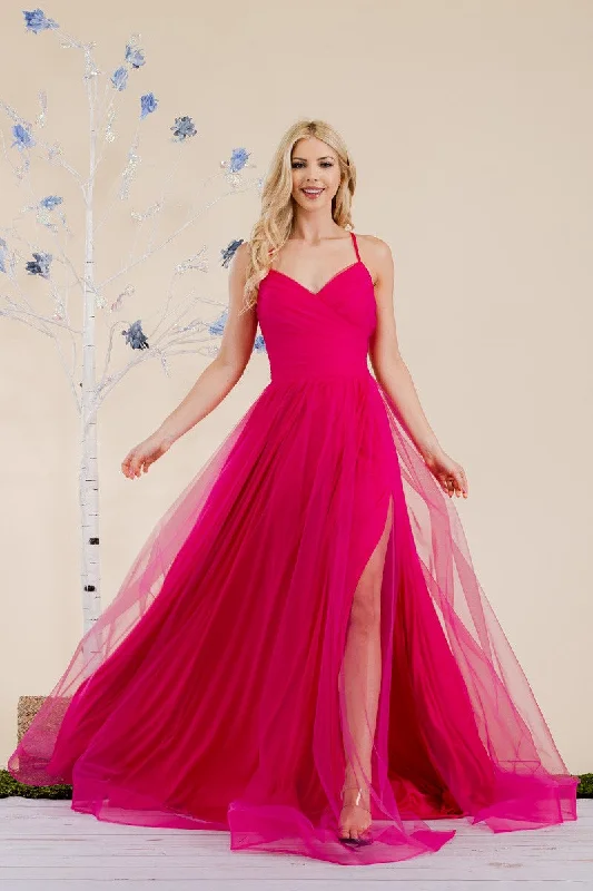 Women's Wrap DressesPrima Dress SA502385 Long A Line Formal Prom Gown