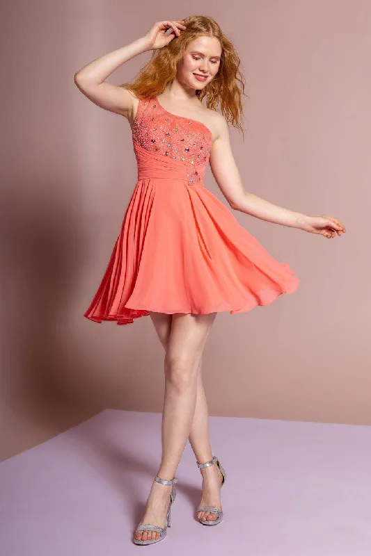 Women's U-Shaped Collar DressesShort Homecoming Dress Sale