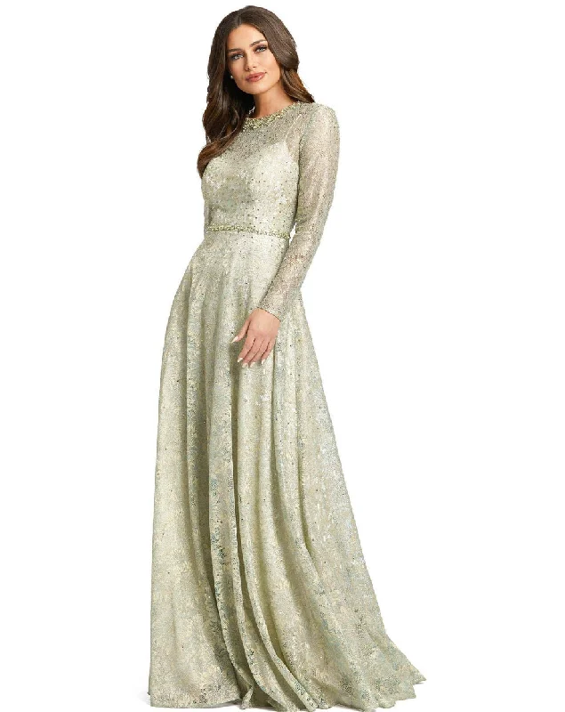 Women's Fit and Flare DressesMac Duggal 49188 Mother of the Bride Long Dress Sale