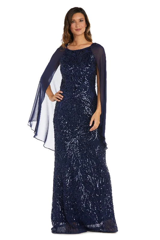 Women's Wrap DressesR&M Richards 9262P Navy 14P