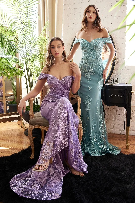 Women's Cut-Out DressesCinderella Divine OC014 Robin Blue 10 Sale