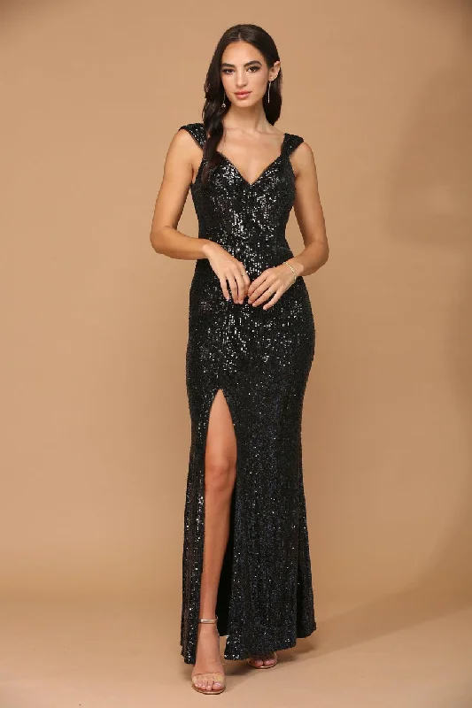 Women's Boat-Neck DressesBlack XS Prom Long Formal Fitted Evening Dress Sale