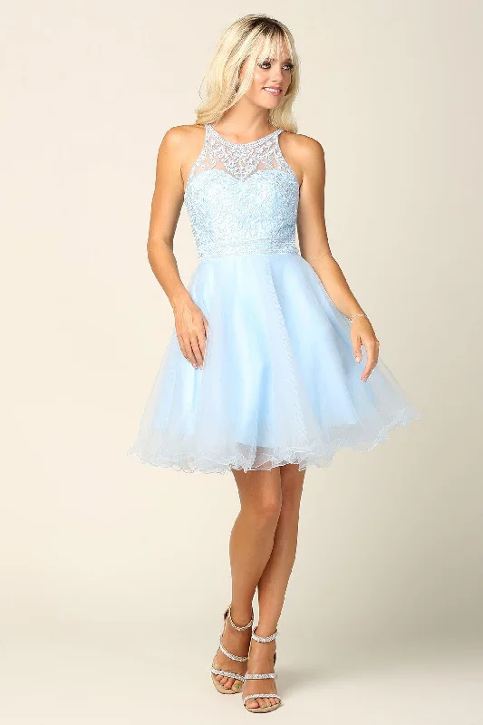Women's Sweetheart Collar DressesProm Short Halter Homecoming Cocktail Dress Sale