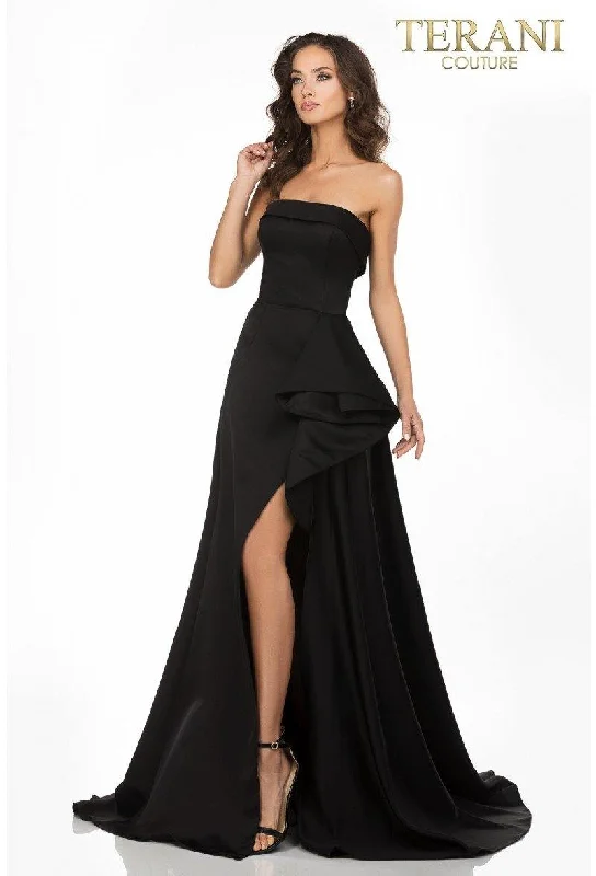 Women's Narrow Collar DressesTerani Couture 2012P1288 Strapless Long Prom Dress Sale Women's Narrow Collar DressesTerani Couture 2012P1288 Strapless Long Prom Dress Sale