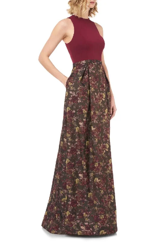 Women's Peter Pan Collar DressesKay Unger 5511195 Long Floral Print Formal dress