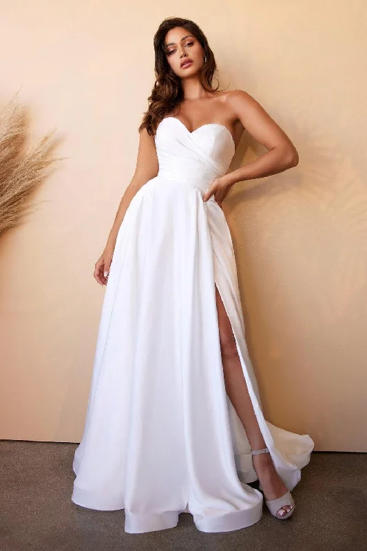 Women's Sleeveless DressesCinderella Divine CD0166W Off White XL Sale