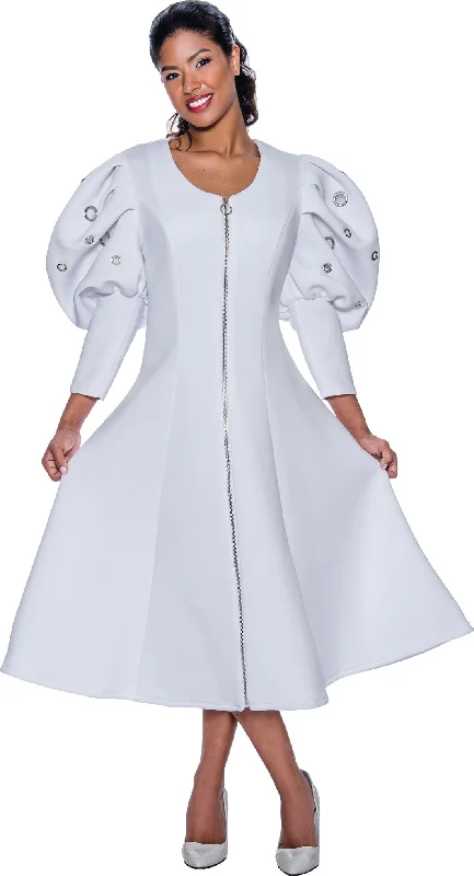 Women's V-Back DressesDivine Apparel DN1011W Plus Size Long Sleeve Formal Dress