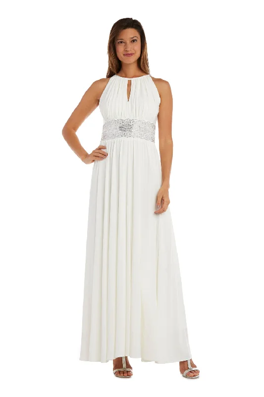 Women's Square Collar DressesR&M Richards 5078P Long Formal Petite Dress Sale