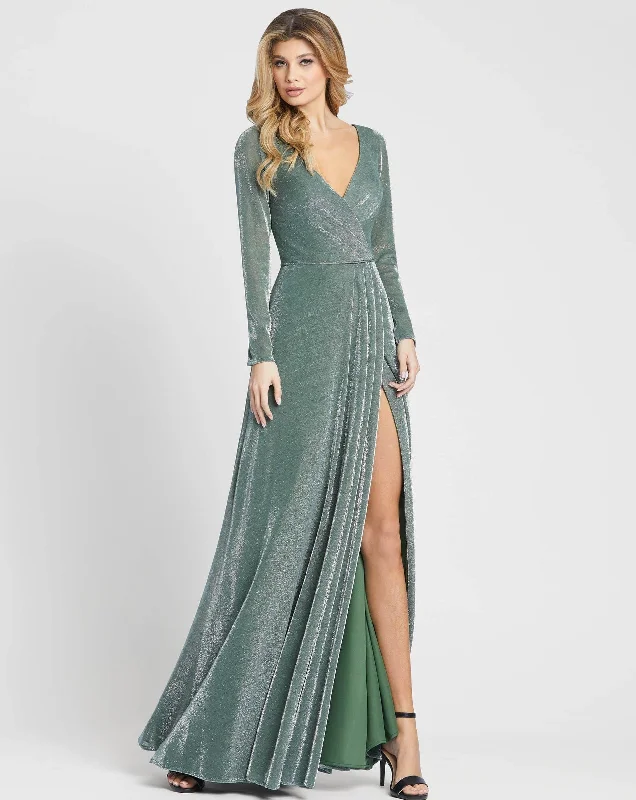 Women's Square Collar DressesJade 2 Mac Duggal 49088 Long Sleeve Formal Prom Dress Sale Women's Square Collar DressesJade 2 Mac Duggal 49088 Long Sleeve Formal Prom Dress Sale