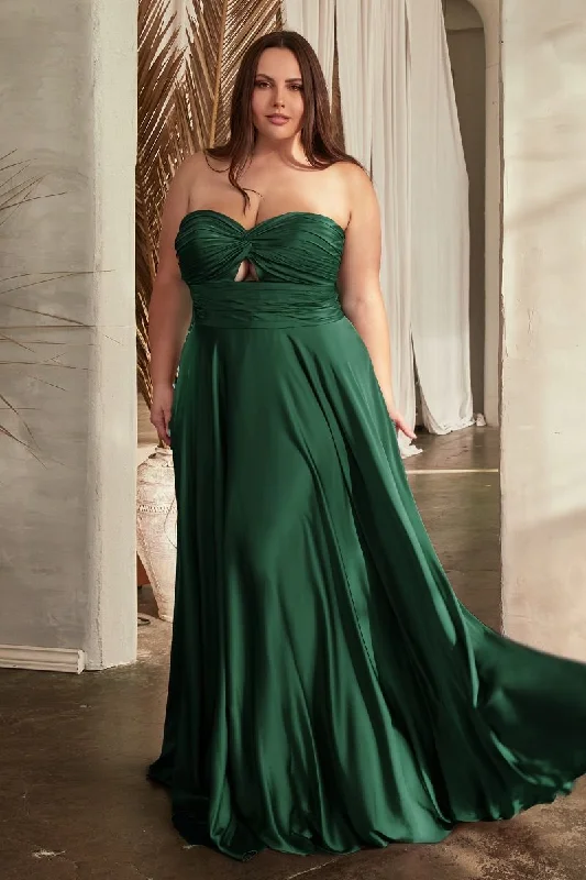 Women's Short-Sleeve DressesCinderella Divine 7496C Hunter Green 22 Sale