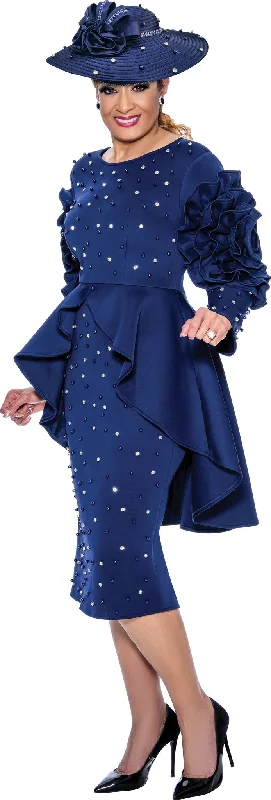 Women's Sweetheart Collar DressesDivine Apparel DCC4711W Long Sleeve Fitted Formal Short Dress