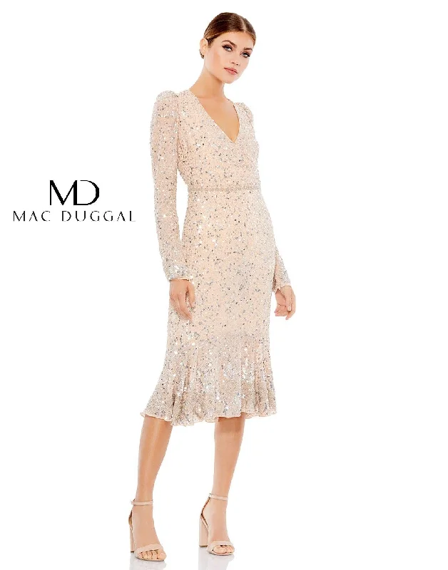 Women's Strapless DressesMac Duggal 10740 Nude 16 Sale