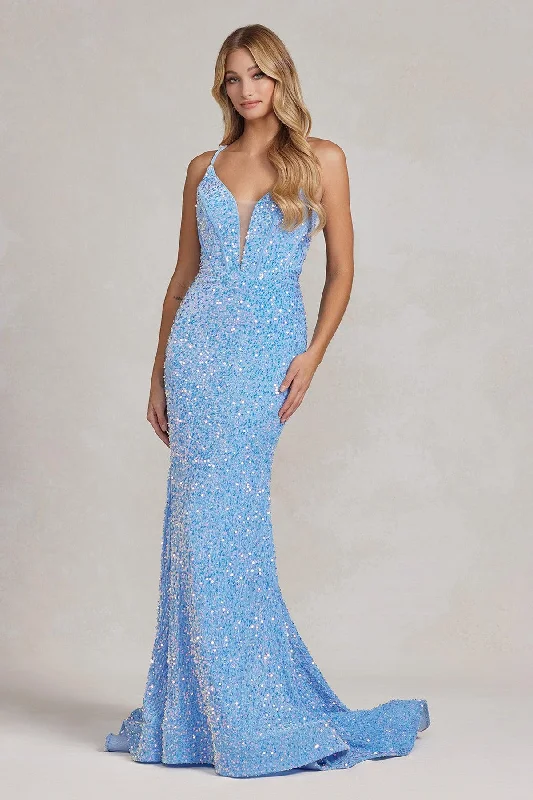 Women's Asymmetrical DressesNox Anabel C1109 Light Blue 10 Sale