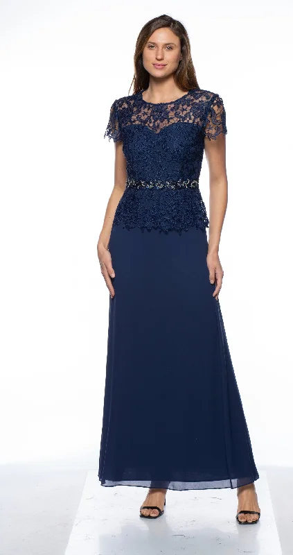 Women's A-Line DressesMarina Long Two Piece Formal Lace Dress