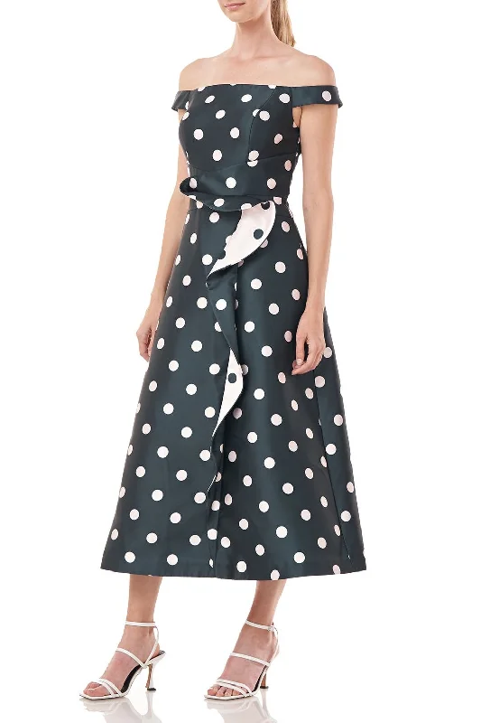 Women's U-Shaped-Neck DressesKay Unger 5517419 Long Off Shoulder Tea Length Formal Dress Women's U-Shaped-Neck DressesKay Unger 5517419 Long Off Shoulder Tea Length Formal Dress