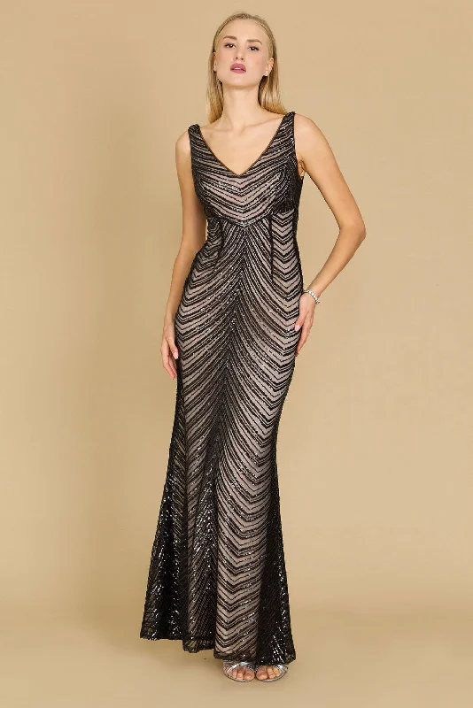Women's High-Low DressesLong Formal Fitted Black Tie Evening Dress