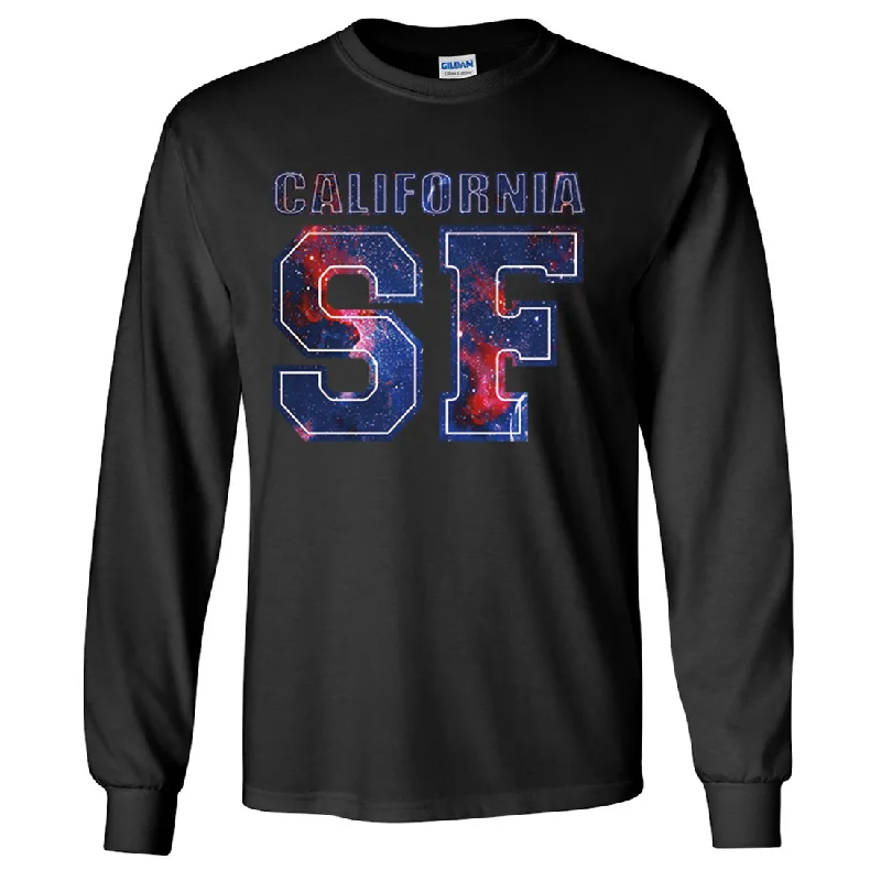 Women's Blouse with Long SleevesCalifornia SF Nebula Long Sleeve Shirt