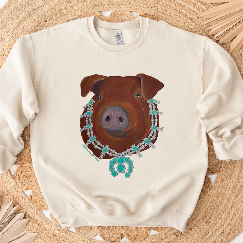 Women's Blouse with Short SleevesDuroc Squash Crewneck (S-3XL) - Multiple Colors!
