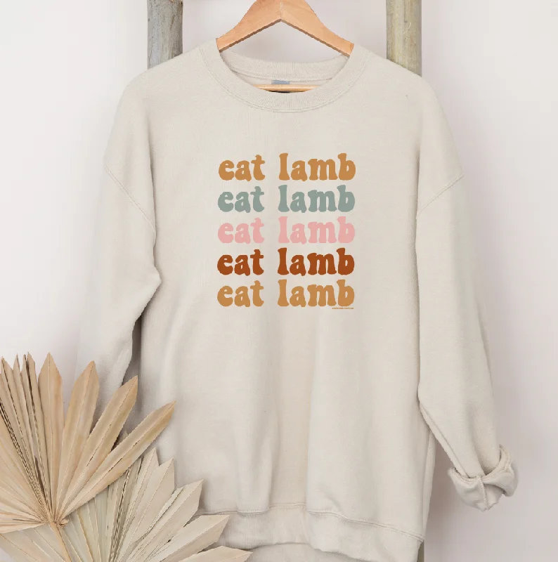Women's Long-Sleeve BlouseGroovy Eat Lamb Crewneck (S-3XL) - Multiple Colors!