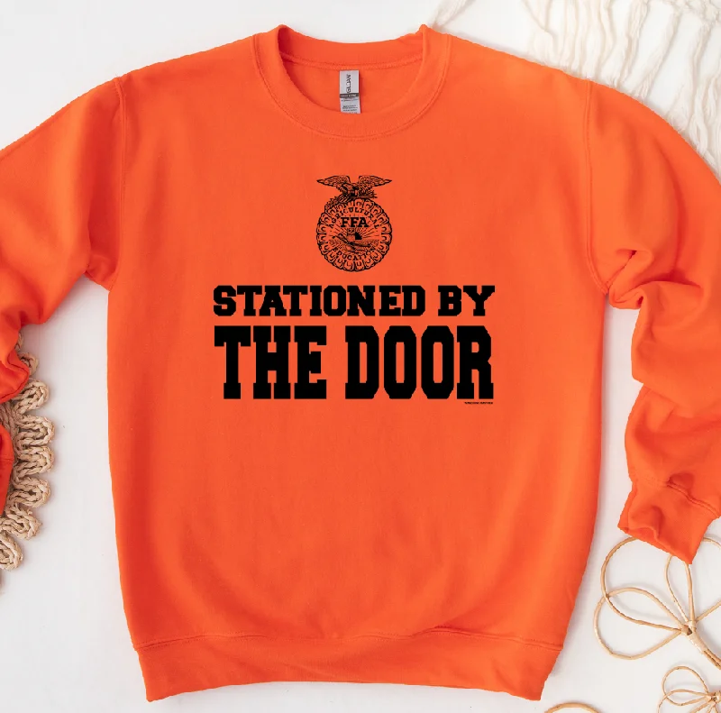 Women's Blouse with Mandarin CollarStationed By The Door Crewneck (S-3XL) - Multiple Colors! Women's Blouse with Mandarin CollarStationed By The Door Crewneck (S-3XL) - Multiple Colors!