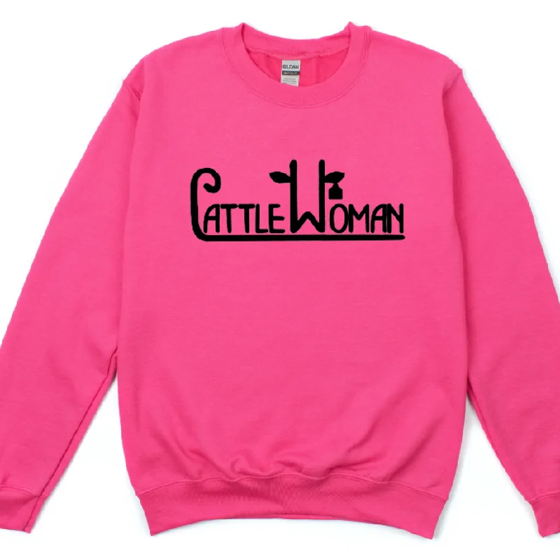 Women's Blouse with Square CollarCattlewoman Eartag Black Ink Crewneck (S-3XL) - Multiple Colors! Women's Blouse with Square CollarCattlewoman Eartag Black Ink Crewneck (S-3XL) - Multiple Colors!