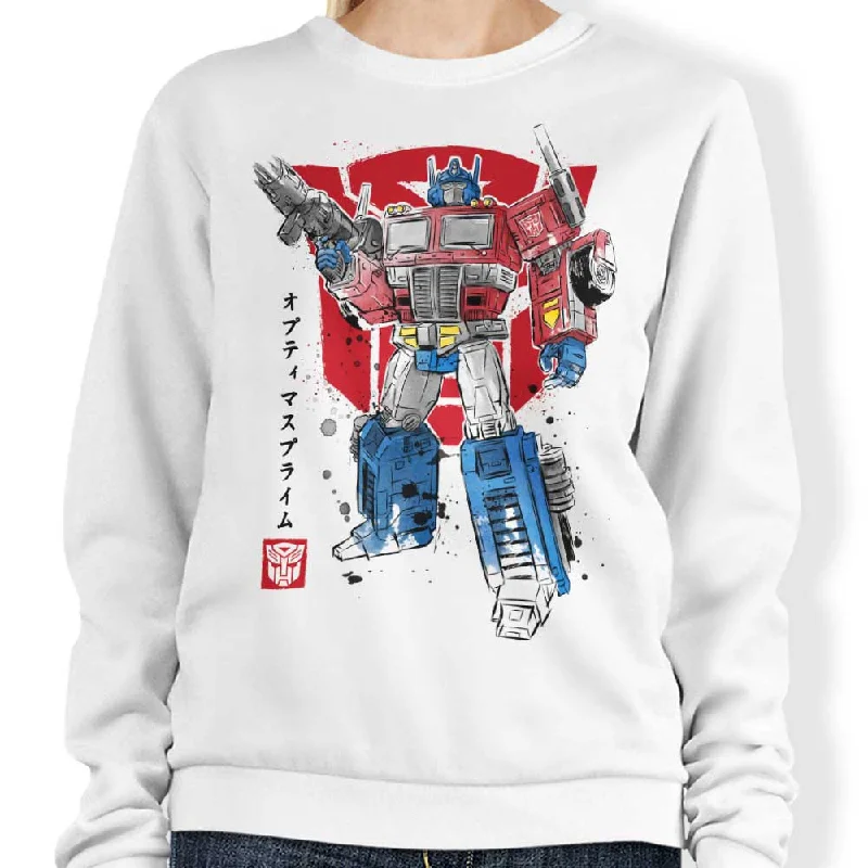 Women's Blouse with Square NeckPrime Sumi-e - Sweatshirt