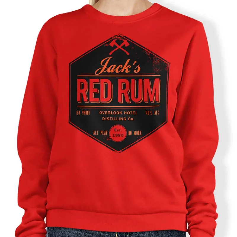 Women's Blouse with Gathered SleevesJack's Red Rum - Sweatshirt