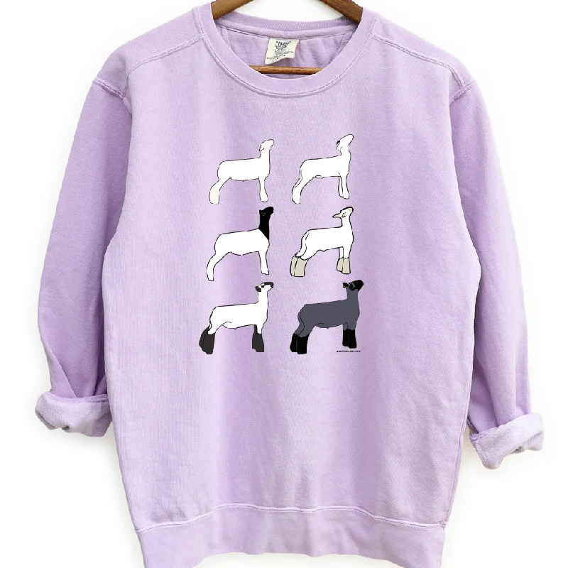 Women's Blouse with U-Shaped NeckMarket Lamb Breeds Crewneck (S-3XL) - Multiple Colors!