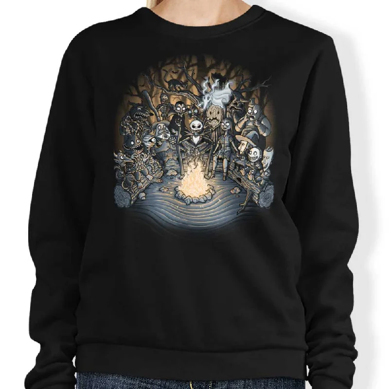 Women's Blouse with Mandarin CollarHalloween Tale - Sweatshirt