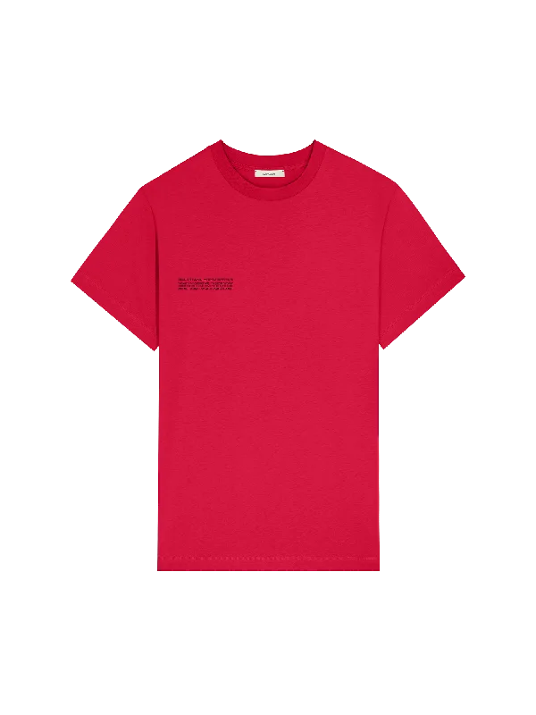 Women's Blouse with Straight HemWomens 365 Midweight T-shirt—Goji berry red