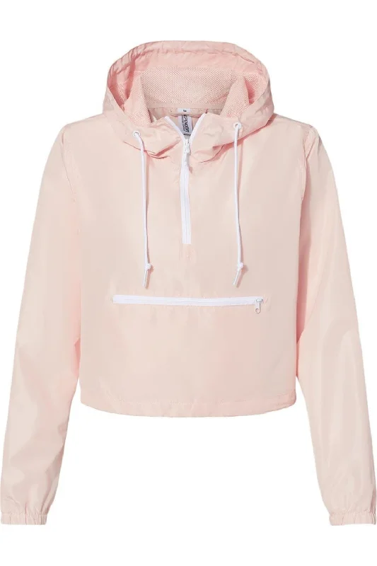 Women's Blouse with RufflesIndependent Trading Co. Women´s Lightweight Quarter-Zip Pullover Crop Windbreaker Women's Blouse with RufflesIndependent Trading Co. Women´s Lightweight Quarter-Zip Pullover Crop Windbreaker